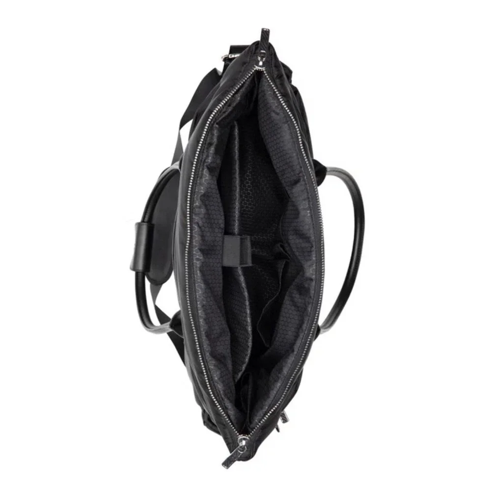 IPack Puffy Tote Built in Luggage Travel Sleeve Black NWT